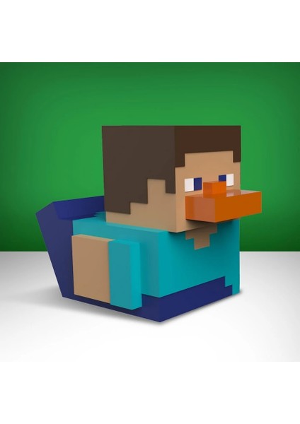 Minecraft Boxed Steve Lisanslı Cosplay Ördek Collectible Figür modelleri