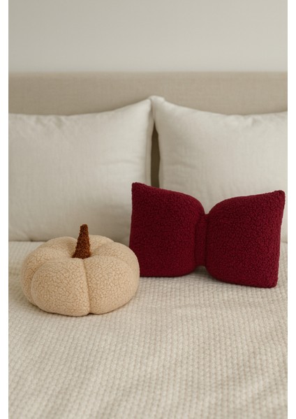 Teddy Dekoratif Balkabağı ve Fiyonk Kırlent/yastık modelleri