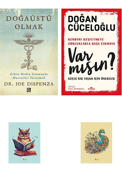 Doğaüstü Olmak - Joe Dispenza - Var Mısın? - Doğan Cüceloğlu - Not Defterli Seti