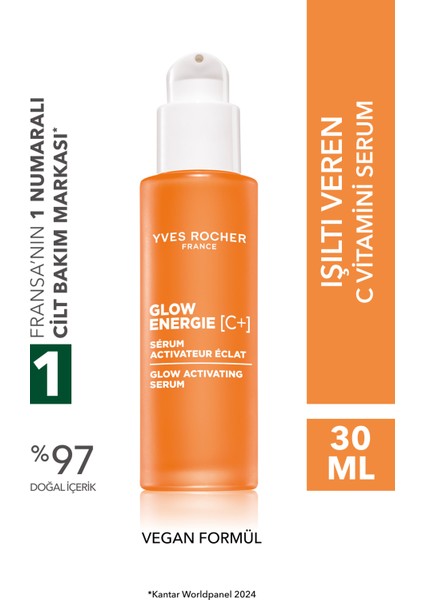 Hassas ve Cansız Ciltler Için Cilde Işıltı Veren Antioksidan Gündüz Serumu 30ML