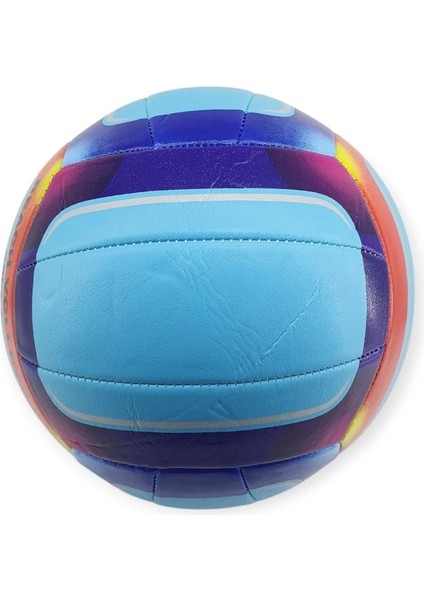 Voleybol Topu Desenli 280 gr - VB-810-MAVİ (Lisinya)
