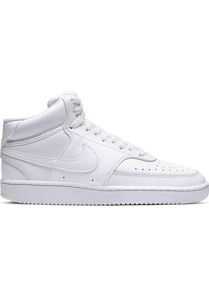 Wmns CD5436-100 Court Vision Mid Beyaz Unisex Günlük Spor Ayakkabı