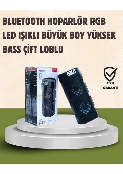 Kompakt Tasarım, Yüksek Ses Performansı – Çoklu Giriş Seçenekli Kablosuz Hoparlör (Bluetooth, Usb, Sd Kart, Aux)