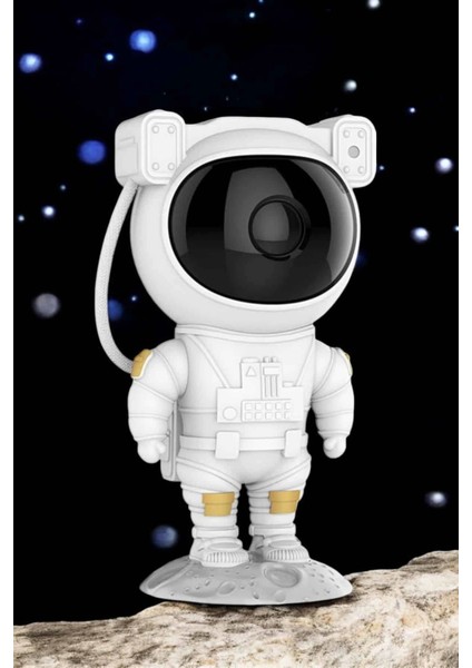 Astronot Bluetooth Hoparlör Gökyüzü Projektör Gece Lambası indirimleri
