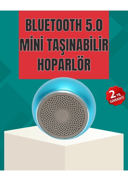 Taşınabilir Bluetooth Hoparlör | Eller Serbest Arama Özellikli