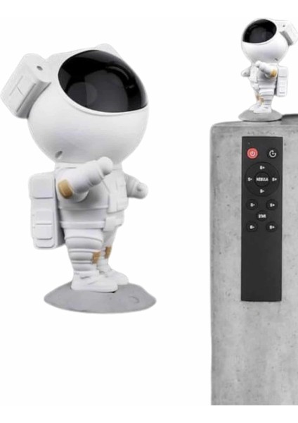 Gece Lambası Astronot Bluetooth Hoparlörlü Galaksi Işık Projektörü fırsatları
