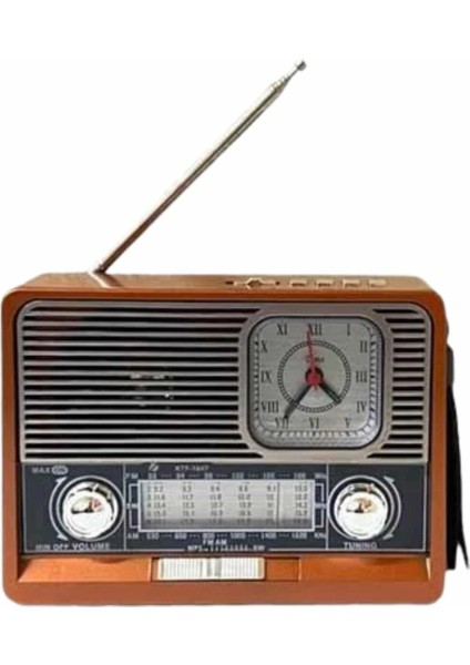 Vintage Nostaljik Radyo Aux USB Sd Kart Girişli Şarjlı Bluetooth Bağlantılı fiyatları