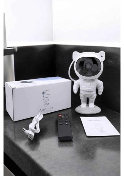 Astronot Görünümlü Projeksiyon Speaker Taşınabilir indirimleri