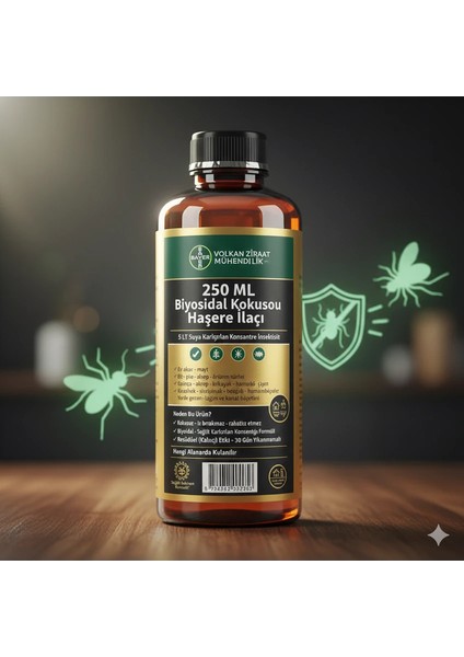 Bitkilerde Hastalık ve Zararlı Canlı Biyosidal Kontrol Ürünü 250 ml Solüsyon: Profesyonel Biyosidal Etkili Çok Güçlü Solüsyon - Kurşuni Küf (Botrytis). fiyatları