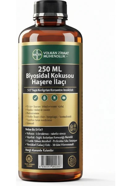 Bitkilerde Hastalık ve Zararlı Canlı Biyosidal Kontrol Ürünü 250 ml Solüsyon: Profesyonel Biyosidal Etkili Çok Güçlü Solüsyon - Kurşuni Küf (Botrytis). modelleri