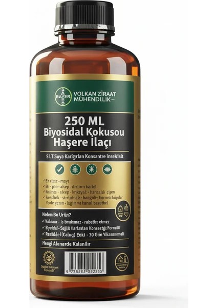 Bitkilerde Hastalık ve Zararlı Canlı Biyosidal Kontrol Ürünü 250 ml Solüsyon: Profesyonel Biyosidal Etkili Çok Güçlü Solüsyon - Kurşuni Küf (Botrytis). fırsatları