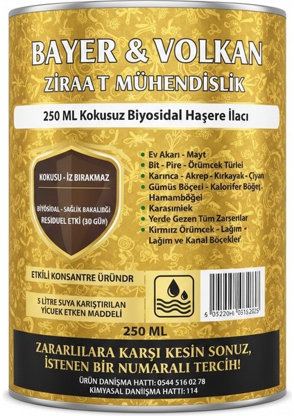 Bitkilerde Hastalık ve Zararlı Canlı Biyosidal Kontrol Ürünü 250 ml Solüsyon: Profesyonel Biyosidal Etkili Çok Güçlü Solüsyon - Kurşuni Küf (Botrytis).