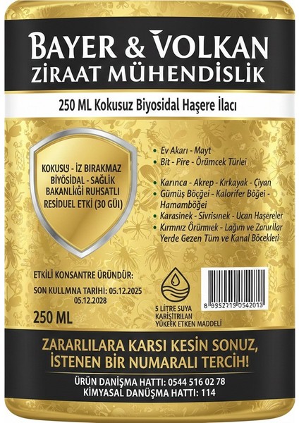 Bitkilerde Hastalık ve Zararlı Canlı Biyosidal Kontrol Ürünü 250 ml Solüsyon: Profesyonel Biyosidal Etkili Çok Güçlü Solüsyon - Kurşuni Küf (Botrytis).