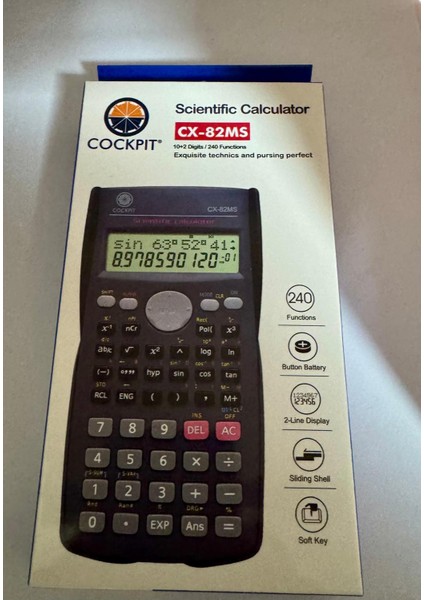 Fonksiyonlu Hesap Makinası Cx-82 Ms