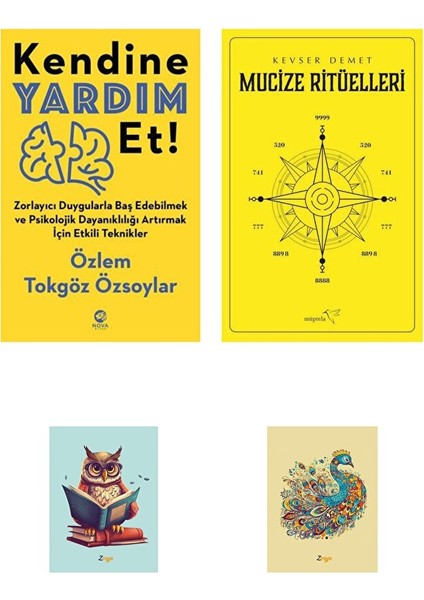 Mucize Ritüelleri - Kevser Demet - Kendine Yardım Et - Özlem Tokgöz Özsoylar - Not defterli seti