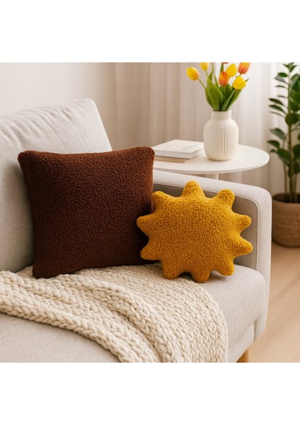 Teddy Dekoratif Güneş ve Iç Dolgulu Kırlent/yastık fiyatları