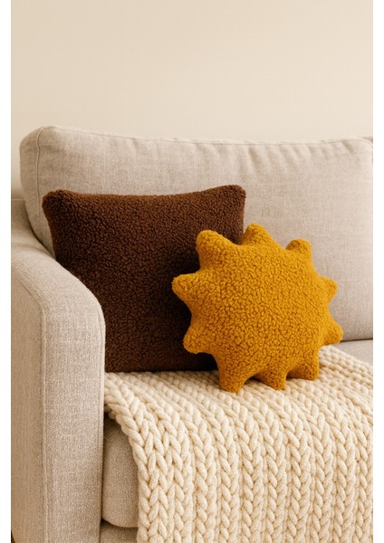 Teddy Dekoratif Güneş ve Iç Dolgulu Kırlent/yastık modelleri