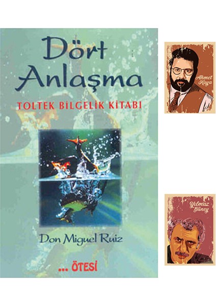 Dört Anlaşma - Don Miguel Ruiz - Ötesi Yayıncılık -9789758363049 A. Kaya Y. Güneyli Not Defteri Seti