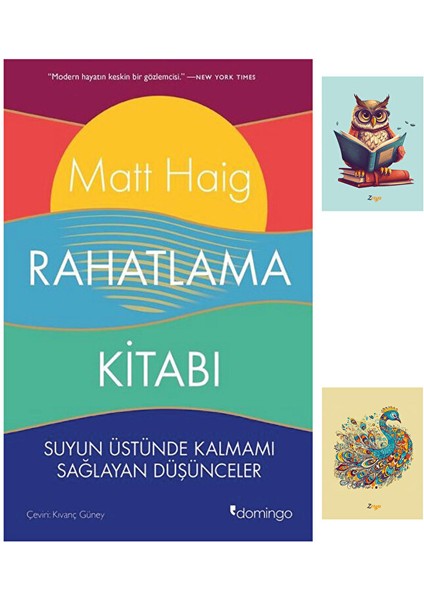 Rahatlama Kitabı - Matt Haig - Domingo Yayınevi - 9786051982366 - Not Defterli Seti