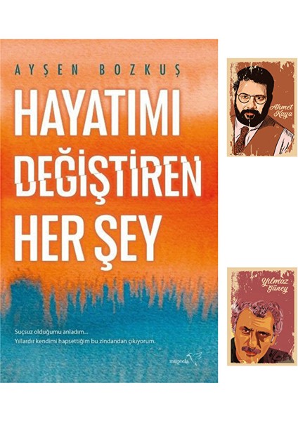 Hayatımı Değiştiren Her Şey - Ayşen Bozkuş - Müptela Yayınları - A. Kaya Y. Güneyli Not Defteri Seti
