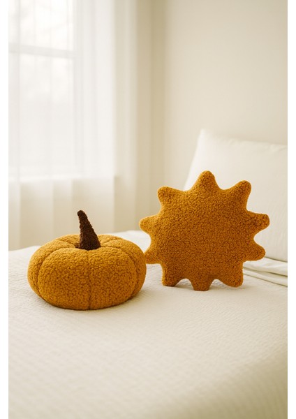 Teddy Dekoratif Balkabağı ve Güneş Yastık/kırlent modelleri