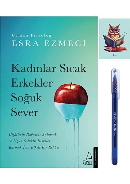 Kadınlar Sıcak Erkekler Soğuk Sever - Destek Yayınları (Kalem ve Not Defterli)