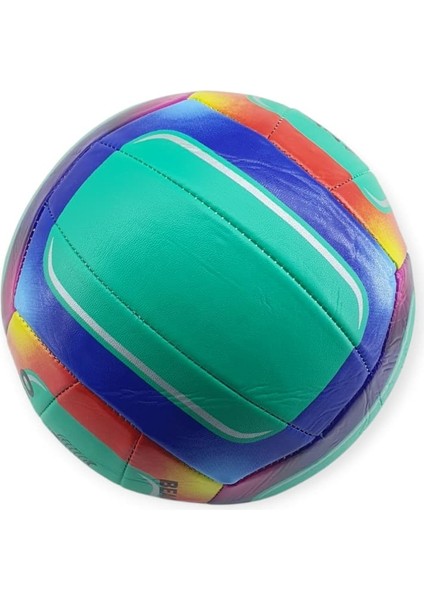 Voleybol Topu Desenli 280 gr - VB-810-YEŞİL (Lisinya)