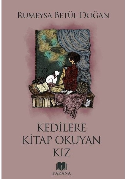 Kedilere Kitap Okuyan Kız