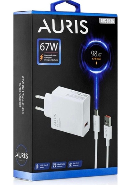 67 Watt USB Şarj Adaptörü Hızlı Şarj Başlığı