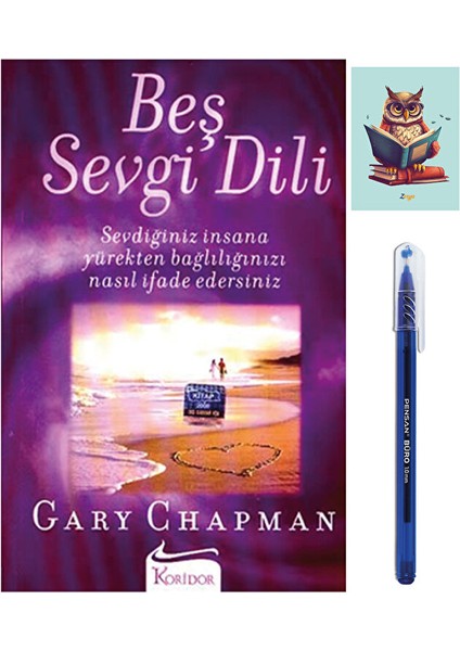 Beş Sevgi Dili - Gary Chapman - Koridor Yayıncılık - 9789944983372 - Pensan Büro Mavi Tükenmez Kalem