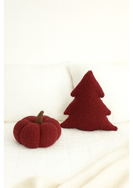 Teddy Dekoratif Çam Ağacı ve Balkabağı Yastık/kırlent fırsatları