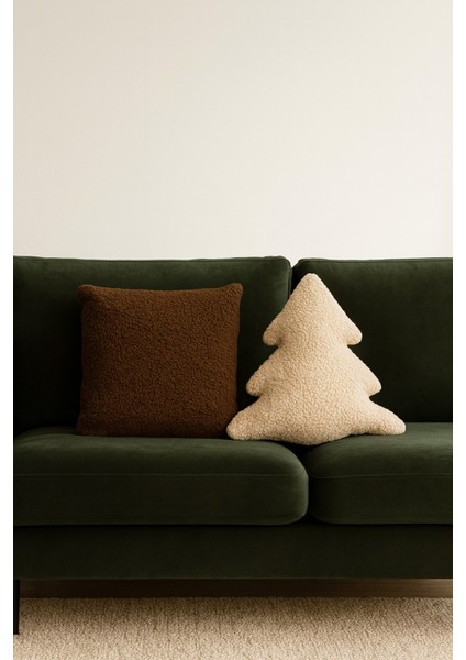 Teddy Dekoratif Çam Ağacı Yastık ve Iç Dolgulu Kırlent fiyatları