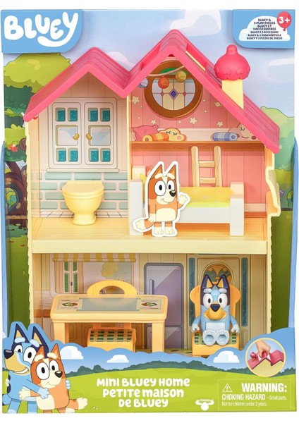 Blueyplus Bluey Mini Ev Oyun Seti Eklemli Bluey Figürü ve 5 Parça Aksesuar Içeren Çocuk Oyunu 7 cm fiyatları