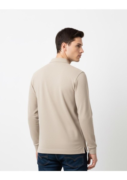 Erkek Polo Yaka Regular Sweatshirt fiyatları