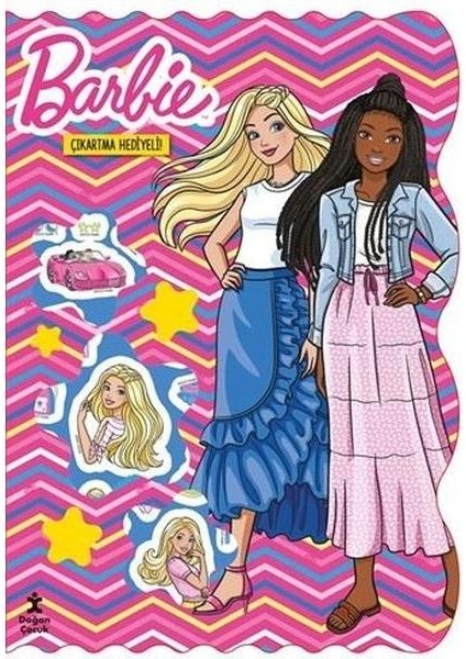 Barbie Bol Bol Boya Bol Bol Yapıştır Boyama Kitabı Çıkartma Hediyeli!
