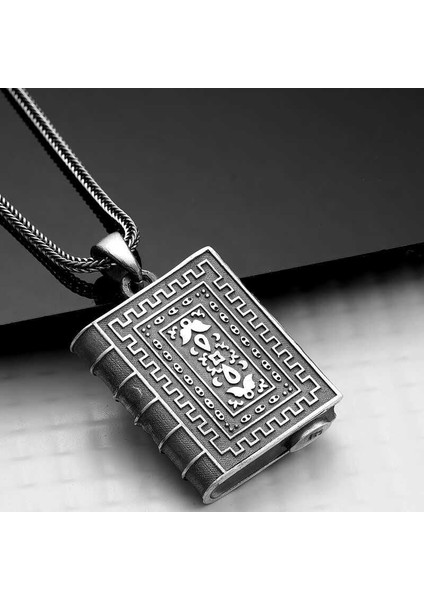 Gümüş Içi Açılabilen Muskalık Kolye