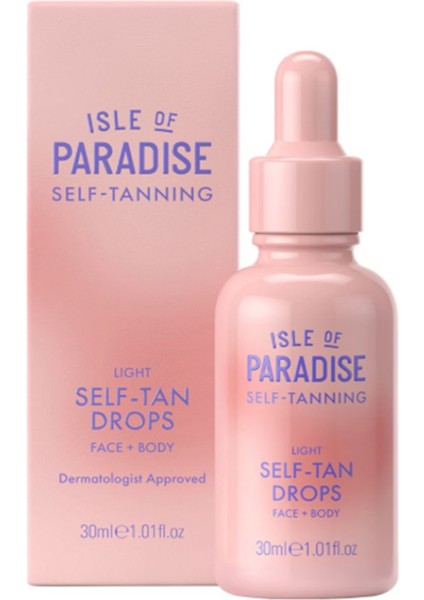 Medium Yüz ve Vücut Için Doğal Bir Bronzluk Için Nemlendirici Damlalar 30 ml