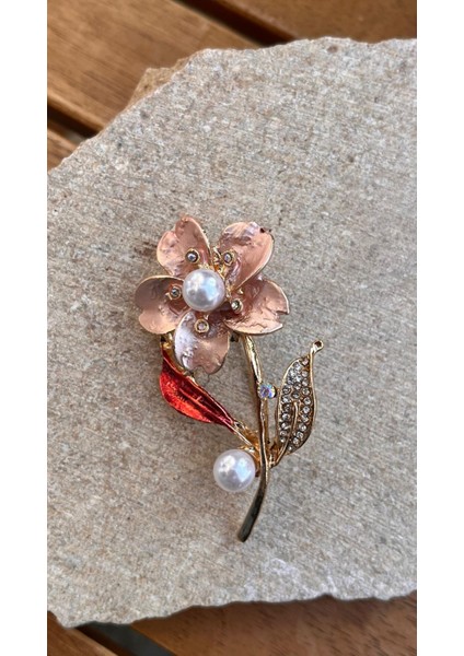 Incili Çiçek Broş fiyatları