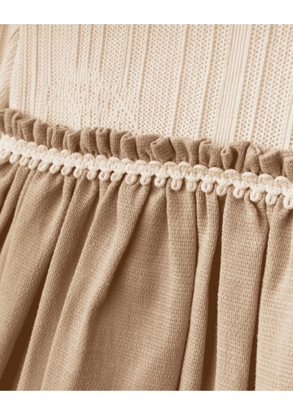 Baby Müslin Kumaş Bebe Yaka Bebek Elbisesi %100 Pamuk fiyatları