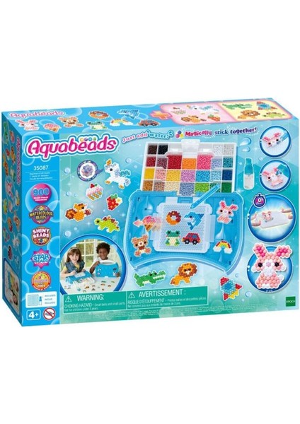 Nessiworld 35087 AquaBeads Çantalı Başlangıç Stüdyosu 900 parça +4 yaş