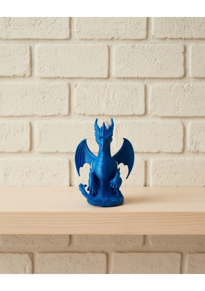 Fantastik Tasarım Ejderha Biblo 12 cm Hediyelik Ev Ofis Aksesuarı