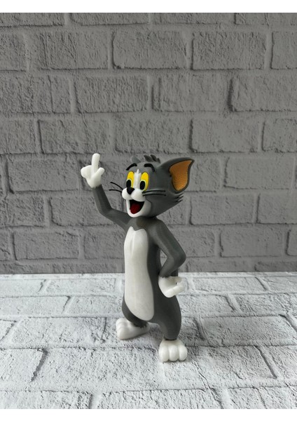 Tom Kedi Biblo 22 cm Hediyelik Dekoratif Ev Ofis Aksesuarı fırsatları