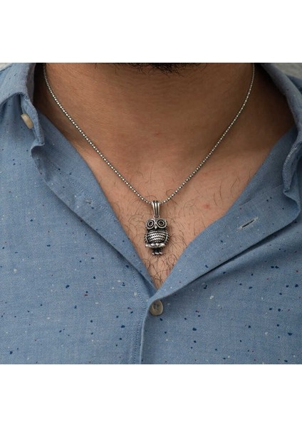 ​gümüş Baykuş Kolye modelleri