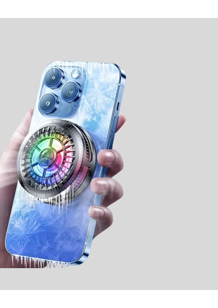Rgb Işıklı Telefon Soğutucu Fan Cooler Süper Hızlı Soğutma fiyatları