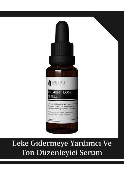 Pigment Loss Tüm Cilt Tiplerine Uygun Leke Karşıtı ve Ton Düzenleyici Serum 20ML
