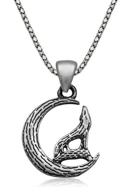 ​gümüş Bozkurt Kolye