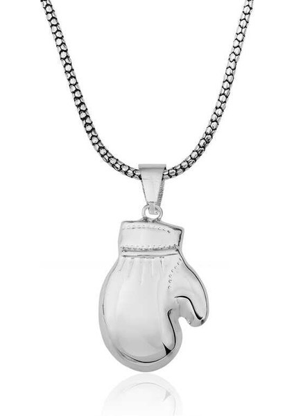 ​gümüş Boks Eldiveni Erkek Kolye