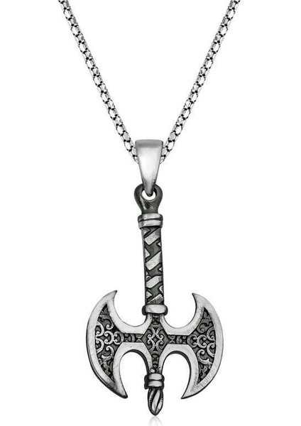 Gümüş Balta Kolye