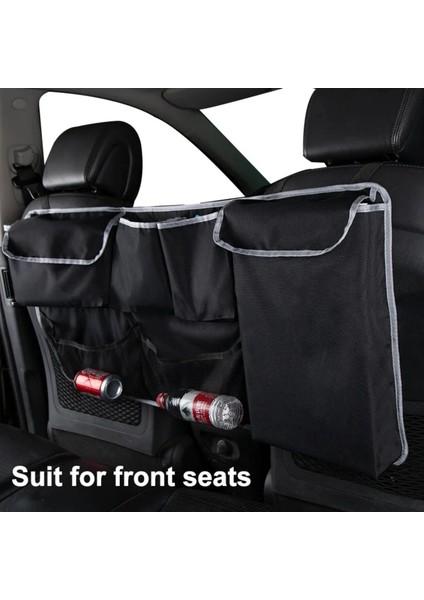 Etashop Su Geçirmez Araç Bagaj Organizeri 3 Askılı Arka Koltuk Düzenleyici Çok Cepli Bagaj Düzenleyici