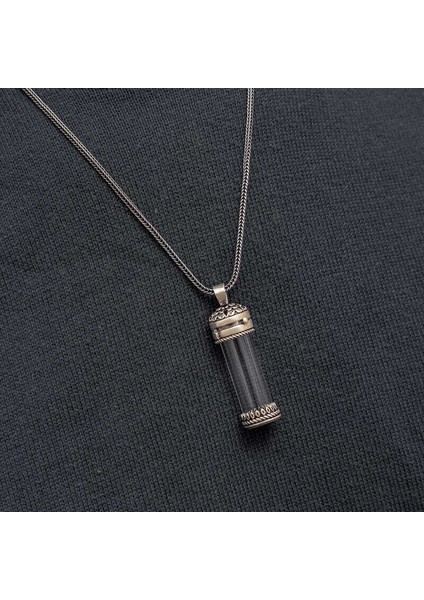 Gümüş Içi Açılabilen Muska Kabı Cevşen Erkek Kolye indirimleri